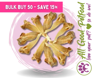 50 x Venison Ears - SAVE 15% !