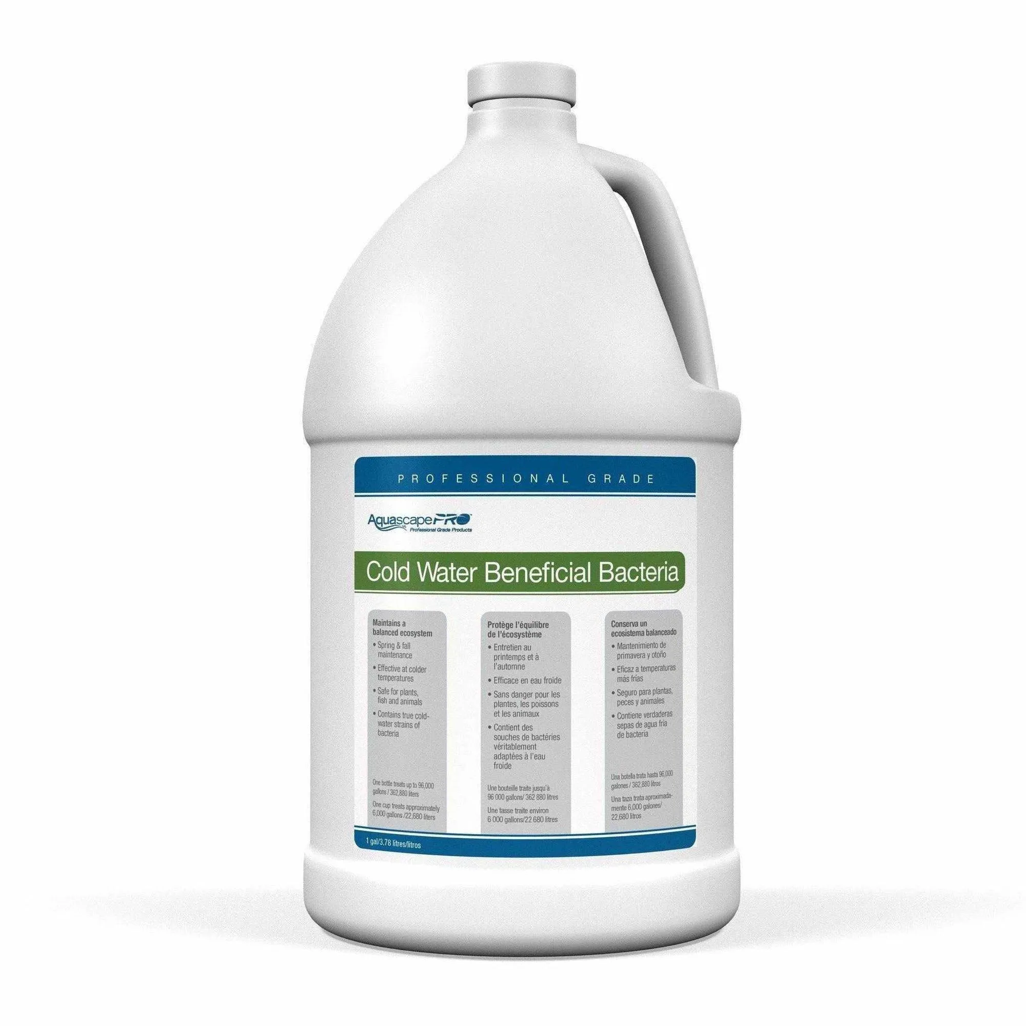 AquascapePRO Cold Water Beneficial Bacteria for Ponds / Liquid - 3.78ltr / 1 gal