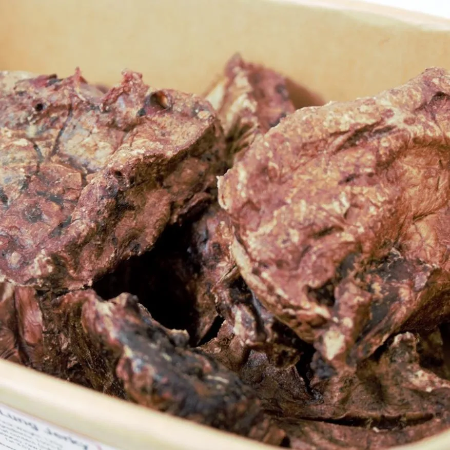 Beef Lung Jerky | Air Dried Meaty Crunchy Chunks by Natural Connection