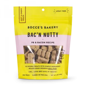 Bocce's Bakery Every Day Bac'n Nutty Soft & Chewy Dog Treats