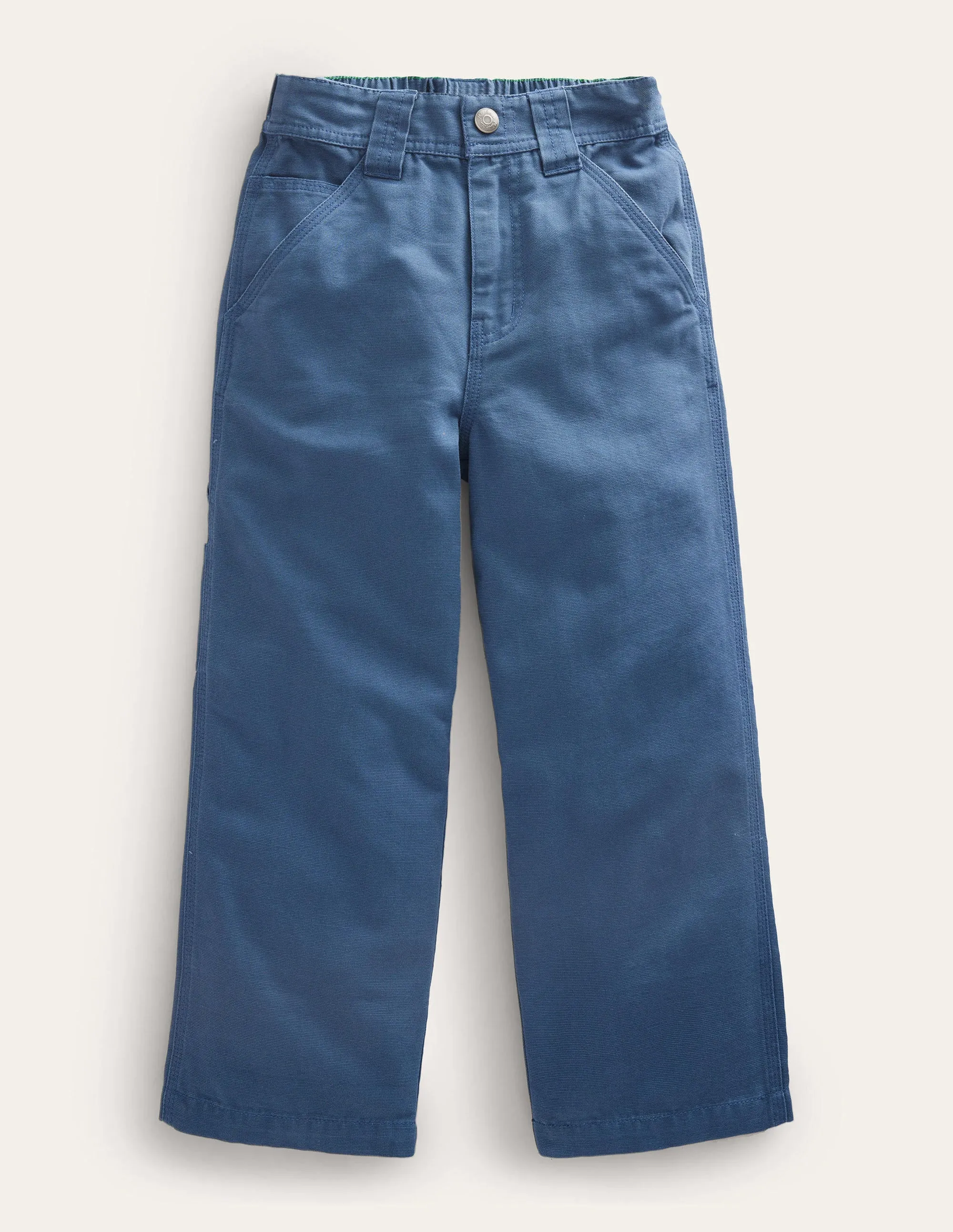 Canvas Trousers-Robot Blue
