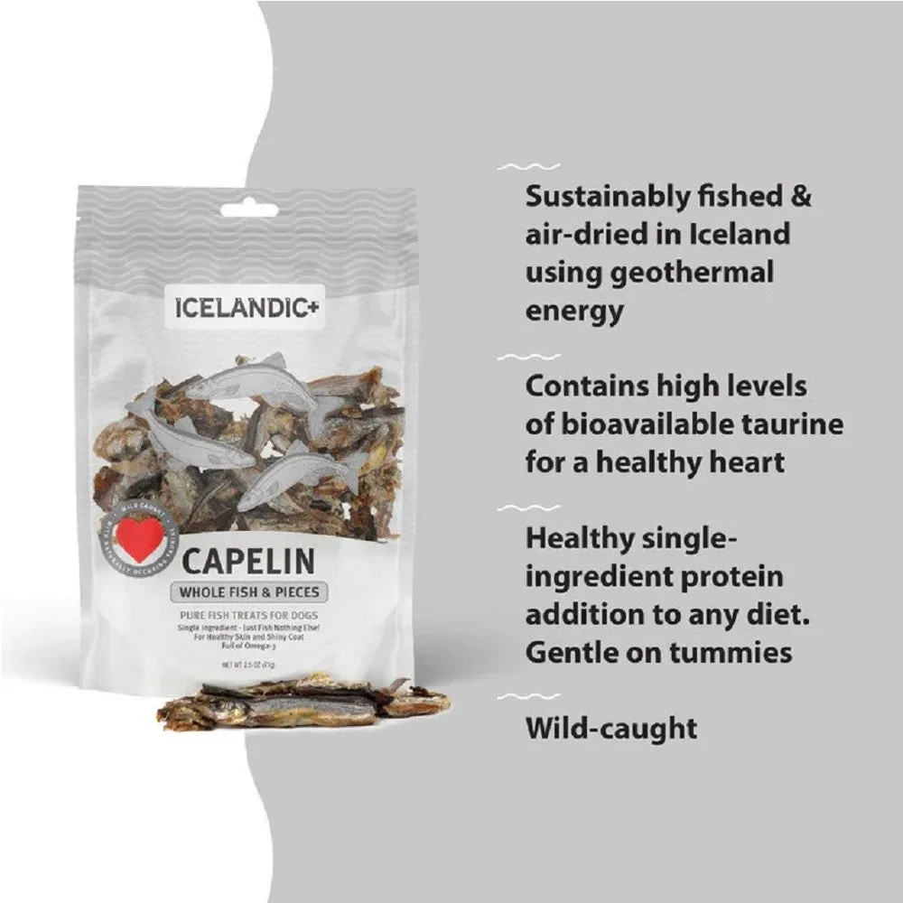 Capelin Whole Fish Dog Treats