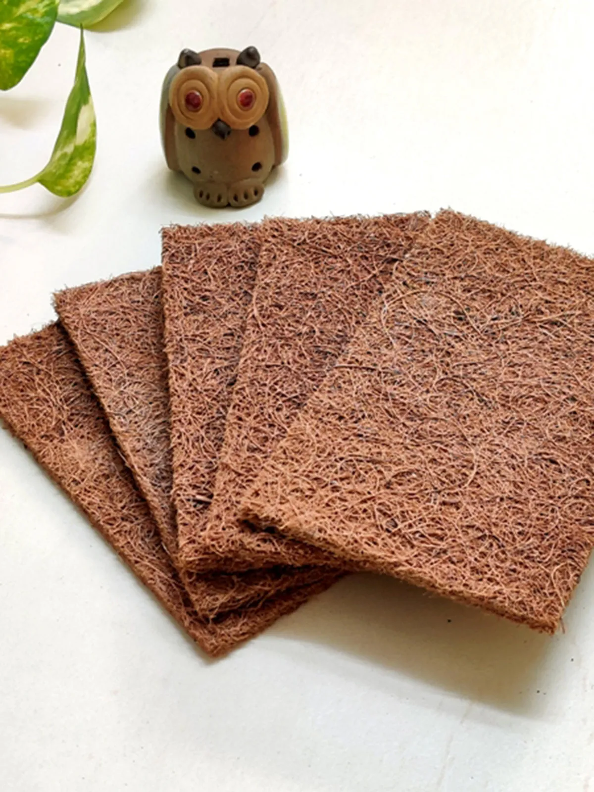 Coconut Coir Dish Scrub Pads Pack Of 5 Big