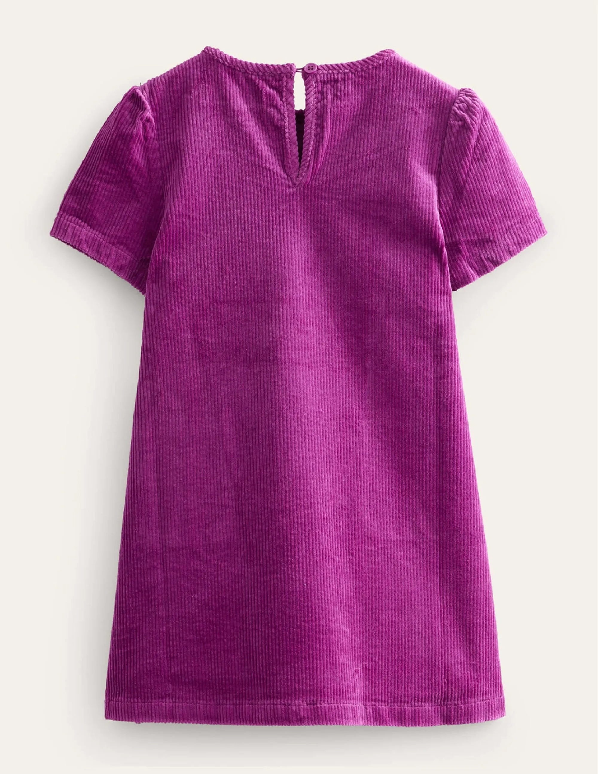 Cord Shift Dress-Chrysanthemum Purple