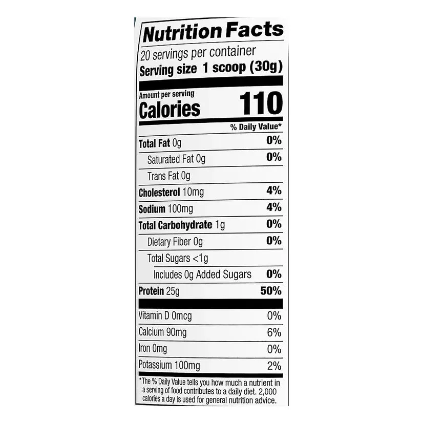 Dymatize ISO100 Hydrolyzed Whey Isolate Protein Powder, Gourmet Vanilla, 20 Servings