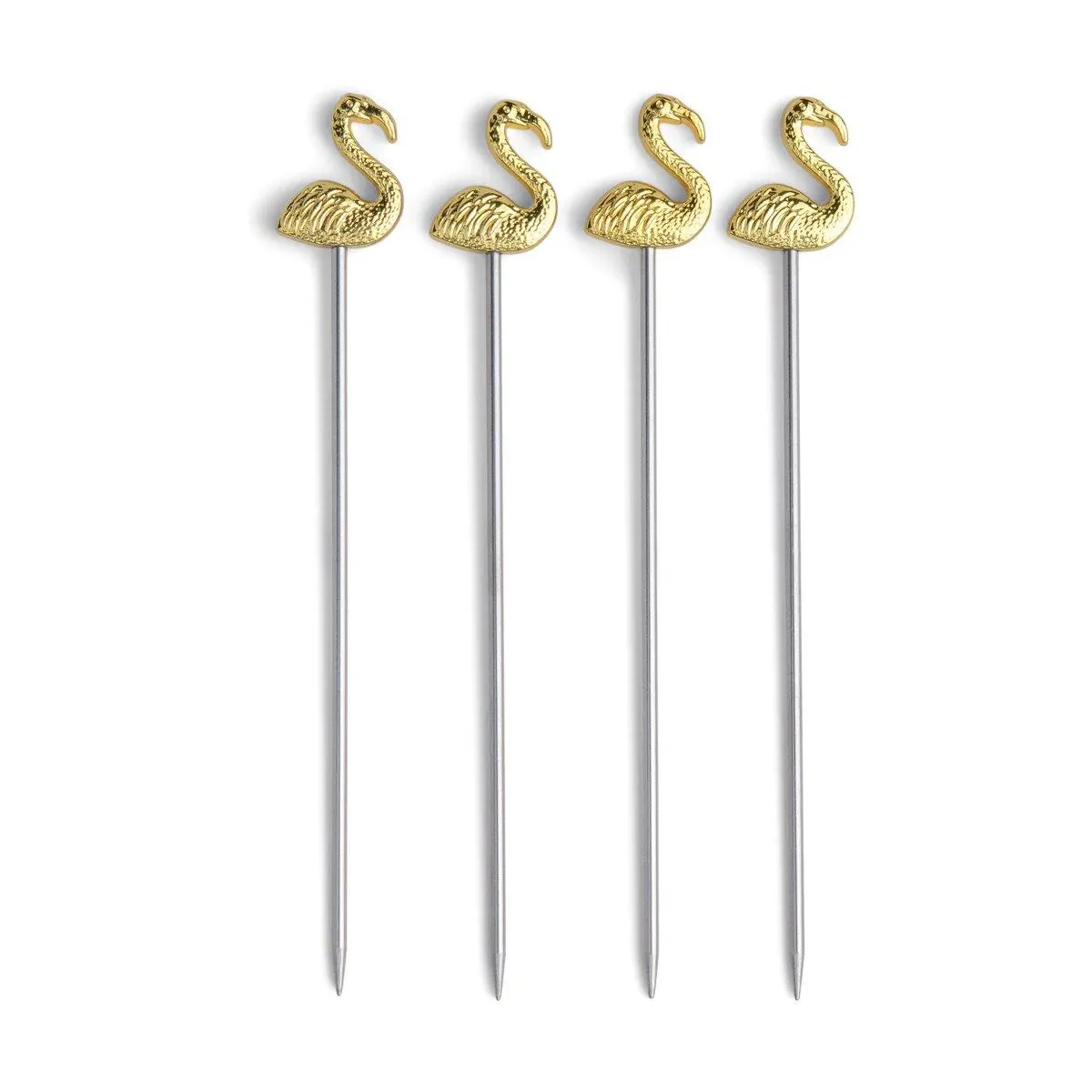 Heres How The Lily Flamingo Cocktail Picks (Set of 4)