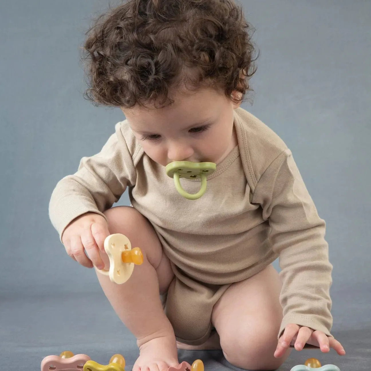 Hunter Green & Olive Orthodonic Pacifier 2 Pack (3-36 Months)