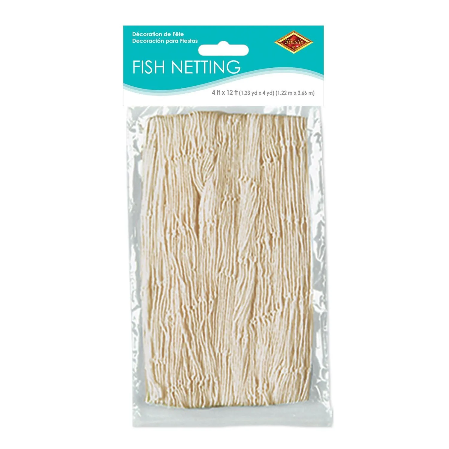 Luau Party Fish Netting - natural white