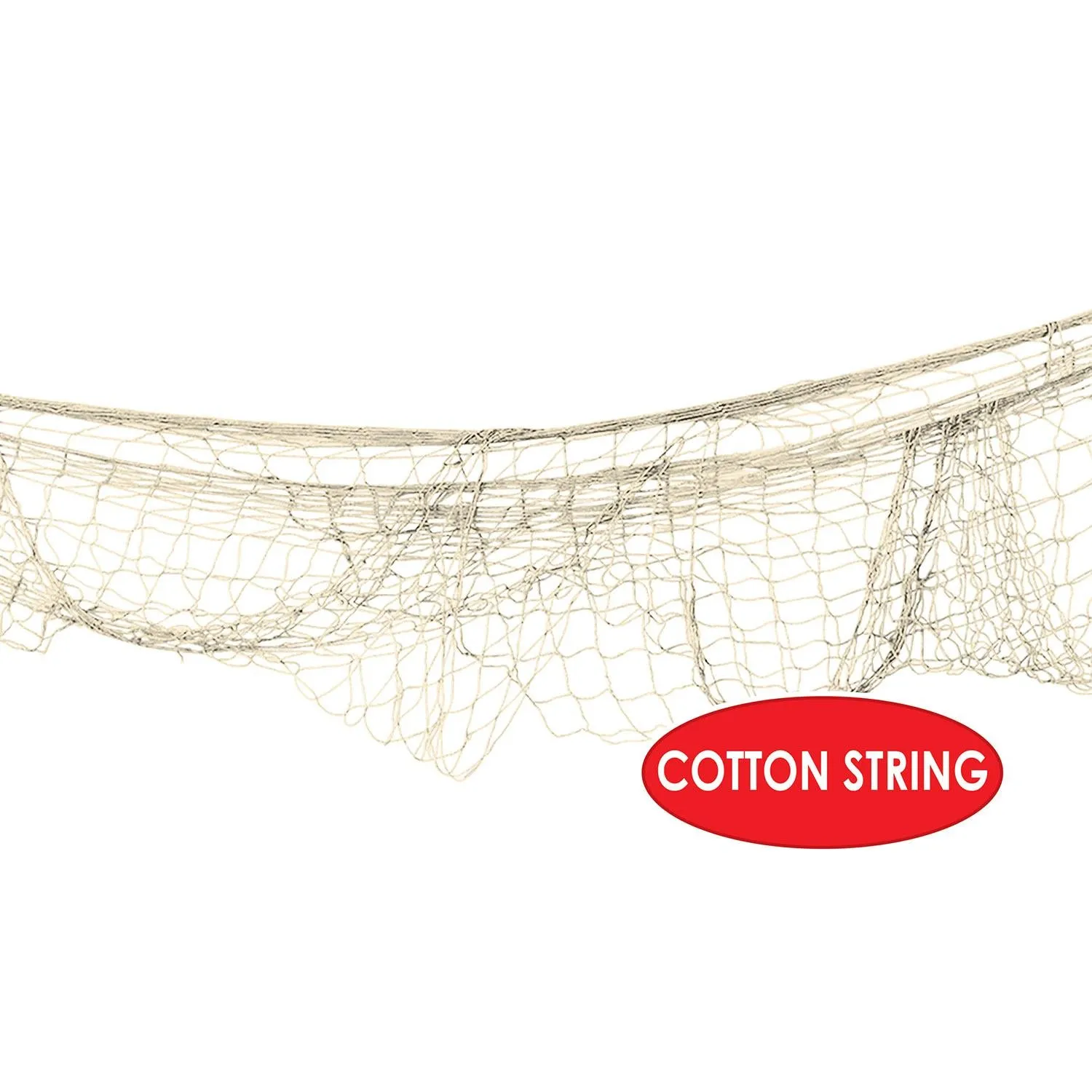 Luau Party Fish Netting - natural white