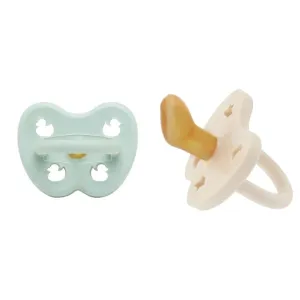 Mellow Mint & Milky White Orthodontic Pacifier 2 Pack (0-3 Months)
