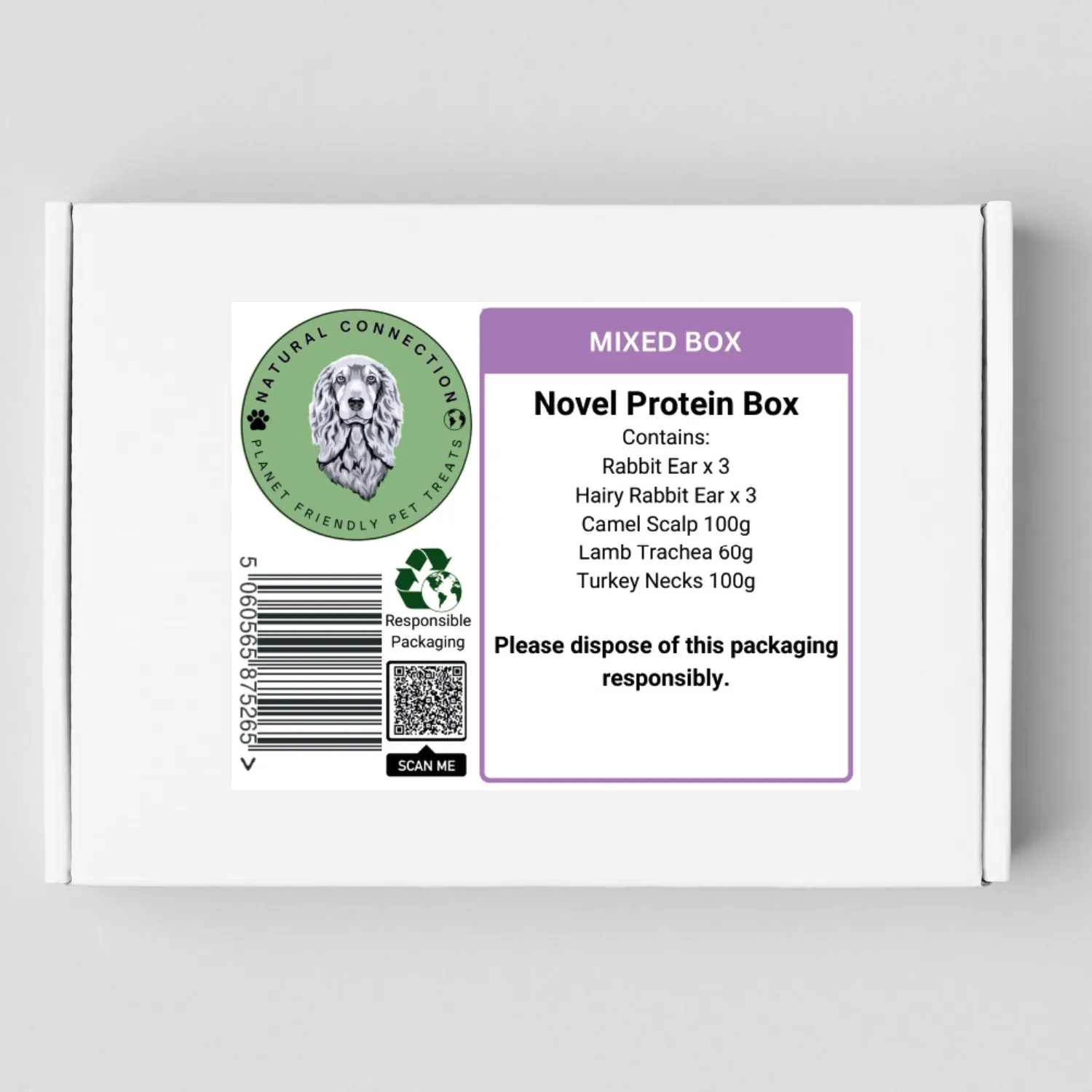 Novel Protein Hypoallergenic Variety Box | Meaty Selection Chewy Pack by Natural Connection