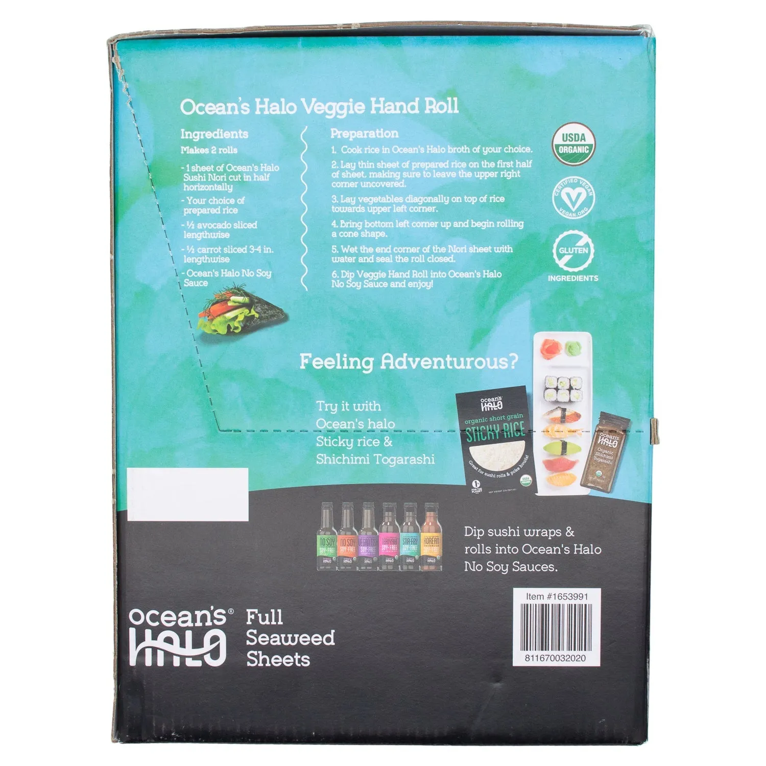 Ocean's Halo Organic Sushi Nori