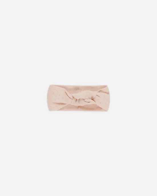 Pointelle Knotted Headband