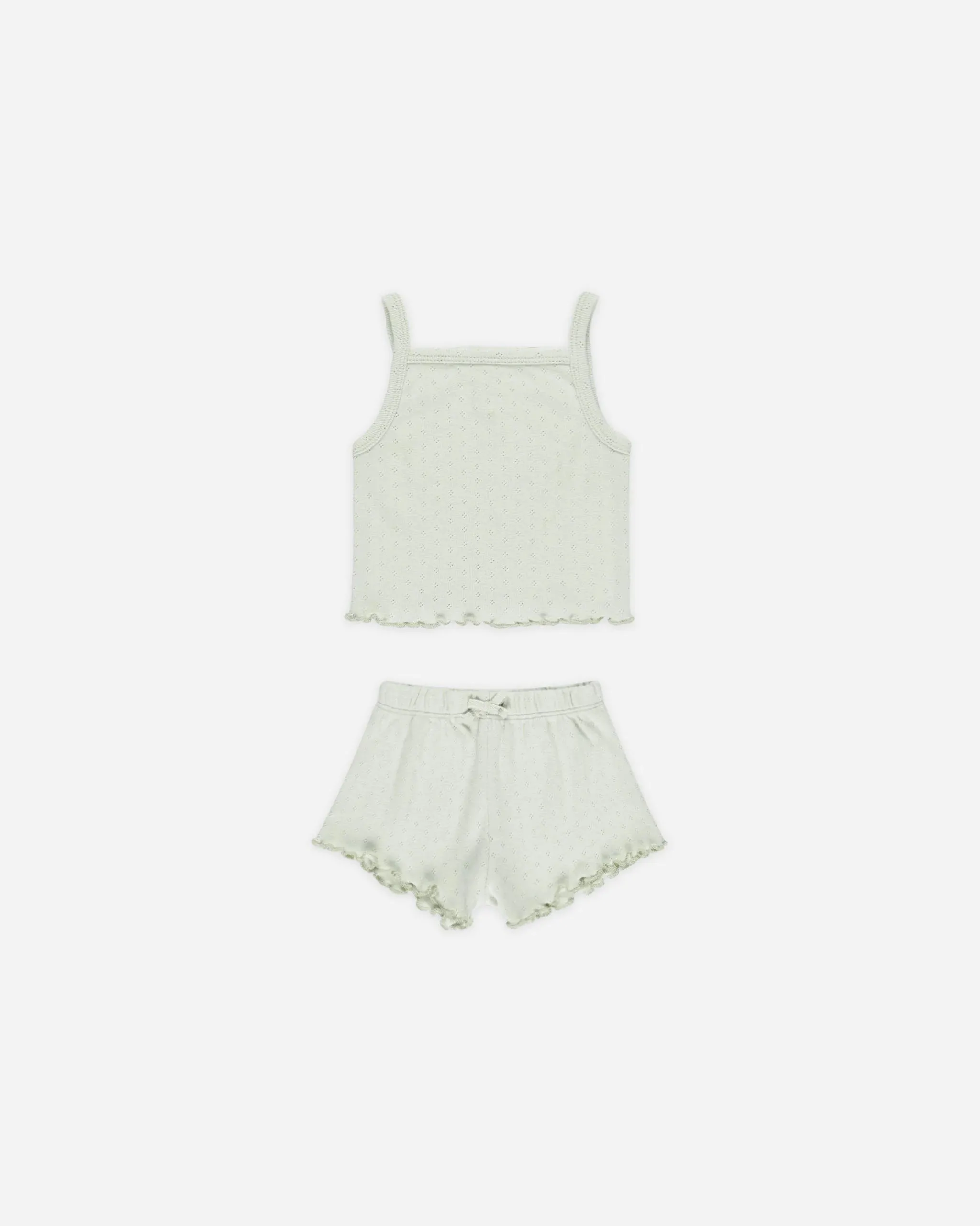 Pointelle Tank   Shortie Set