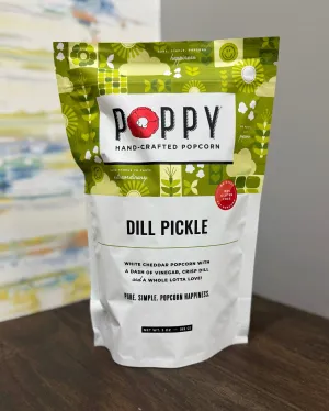 Poppy Dill Pickle Popcorn