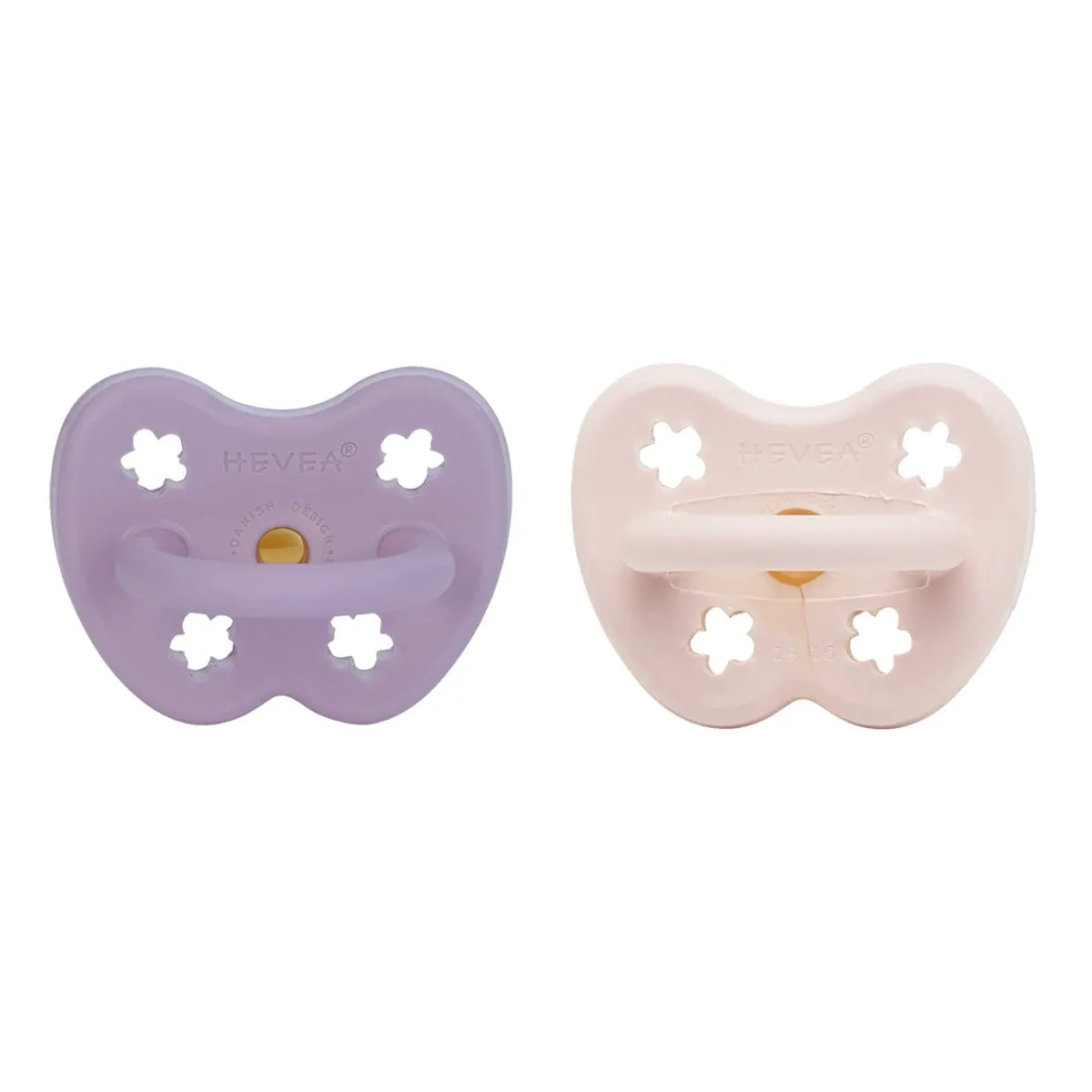Powder Pink & Lavender Orthodontic Pacifier 2 Pack (3-36 Months)