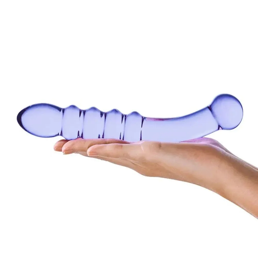 Certainly! Heres an optimized title for the product:

Vibrant Purple Rain Ribbed Silicone Dildo - Flexible, Waterproof Pleasure Toy with Textured Stimulation

This title includes modifiers to highlight key features and enhance marketability.