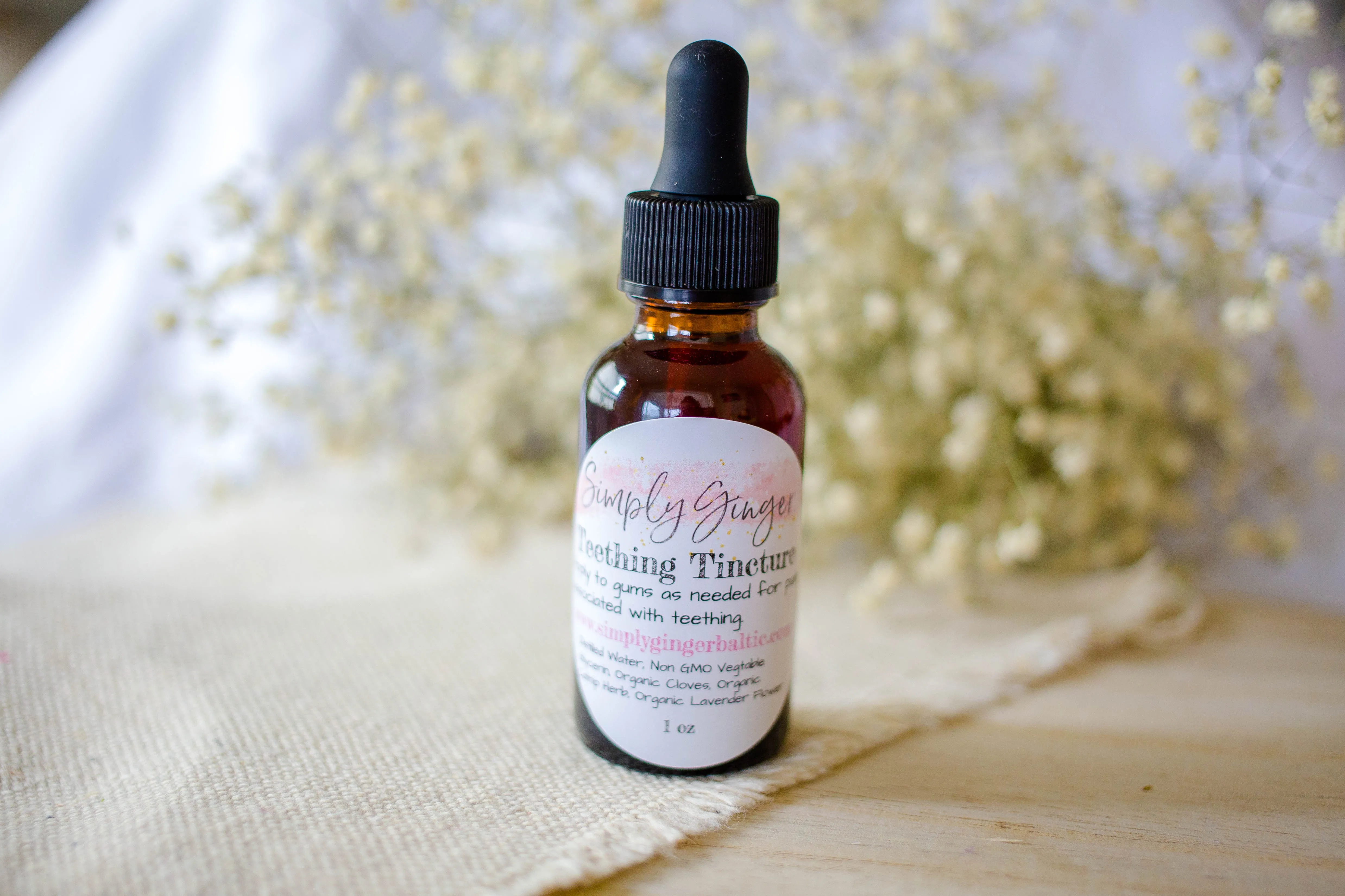 Teething Tincture ll Organic Herbs