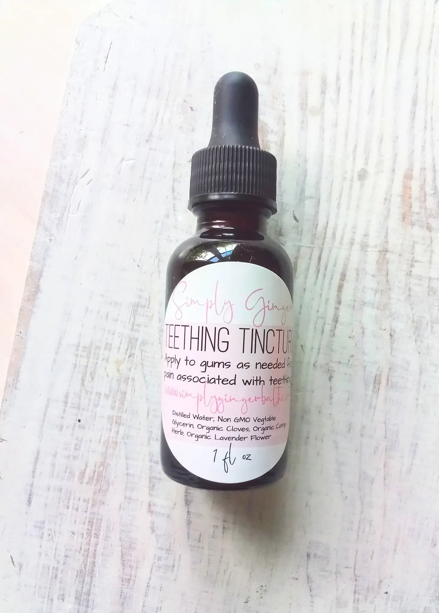 Teething Tincture ll Organic Herbs