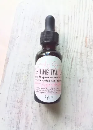 Teething Tincture ll Organic Herbs
