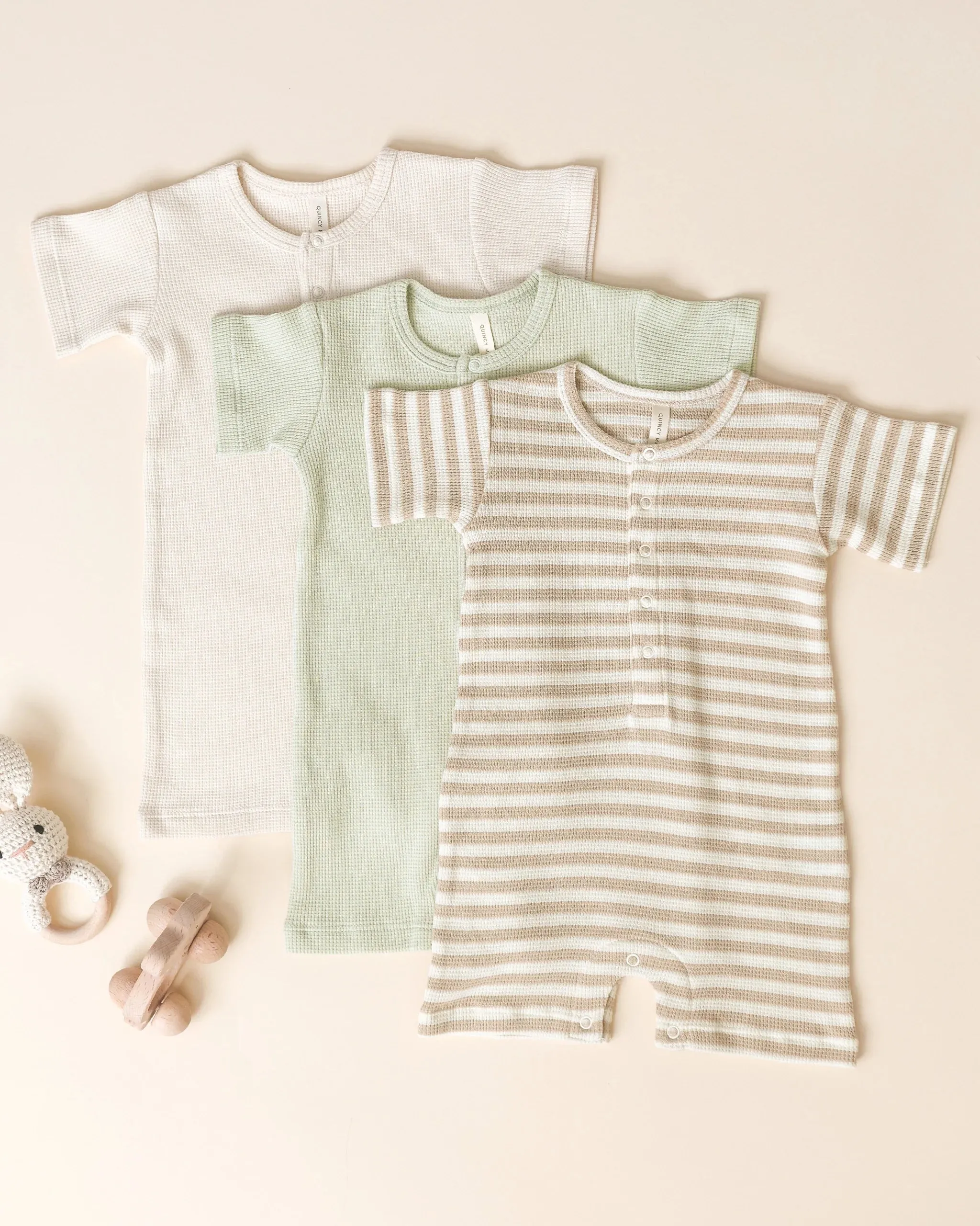 Waffle Snap Romper